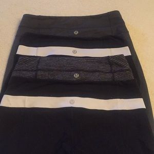 3 lululemon pants 1 crop pant